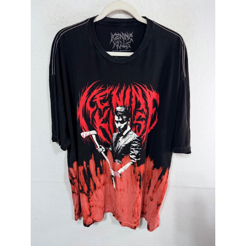 Ice Nine Kills T-Shirt Trinity Of Terror Tour Hey Paul Men's 3XL Black Red Band